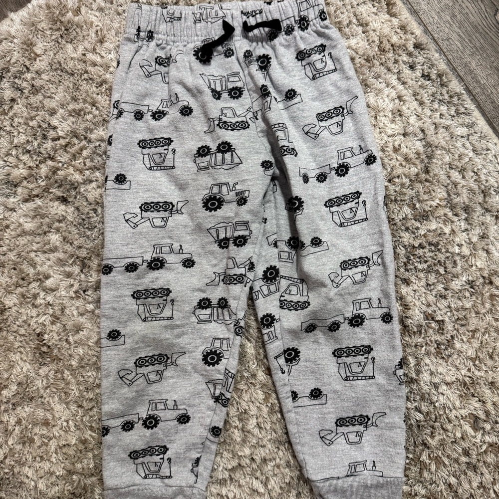 Koala Kids Construction Print Joggers 4T